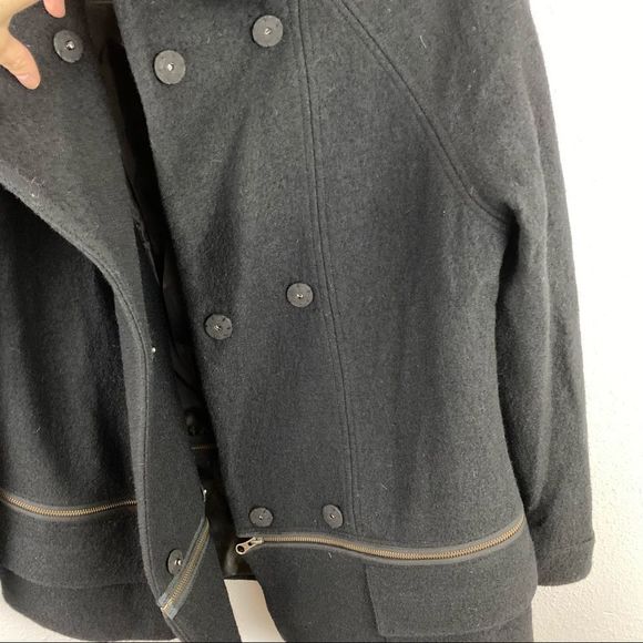 Vince • Convertible Wool Coat - Picture 5 of 7